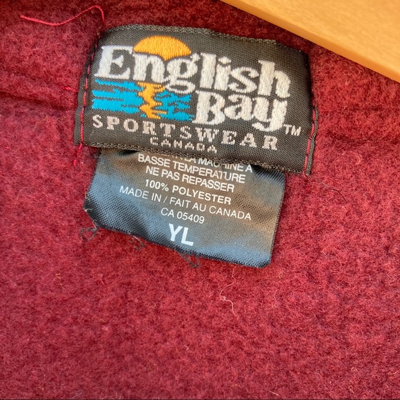 Vintage Vancouver Canada Fleece Quarter Zip Jacket - Picture 2 of 3